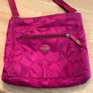 Authentic coach crossbody purse